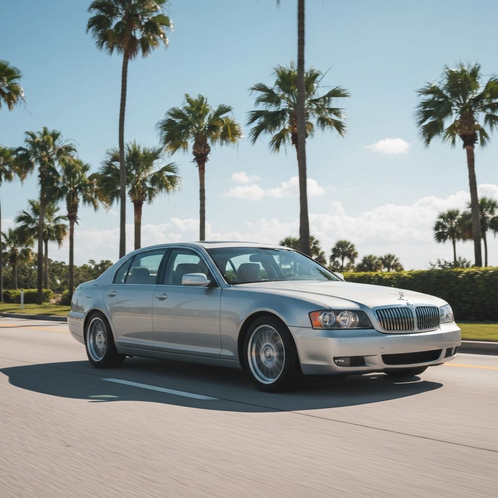 Reliable rental car on Florida roads for gig economy work